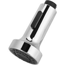 Kitchen Faucet Pull Down Dual Spray ABS Electroplated 1/2 Inch Connection for Universal Kitchen and Bathroom Sink Use