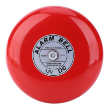 Fire Alarm Bell 95dB Loud Industrial Commercial, Durable Aluminium Base for School Factory Elevator Safety System