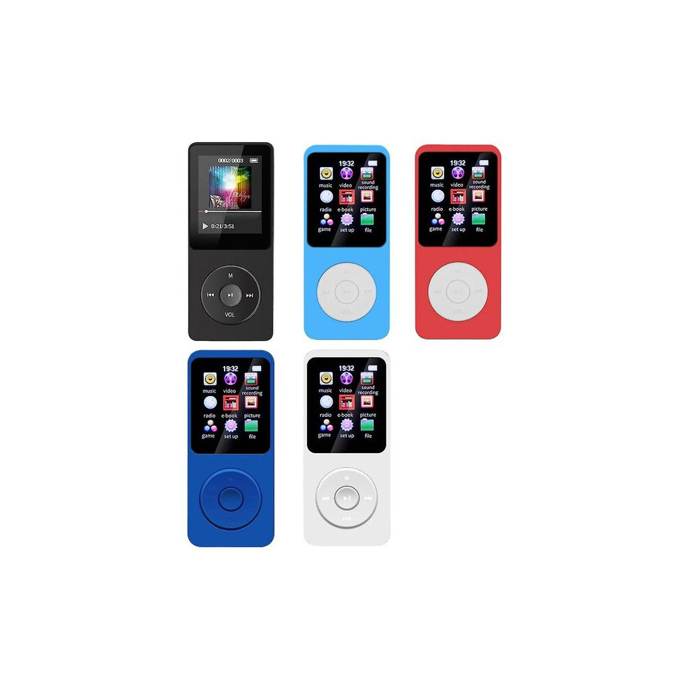 Mp3 Player With Hi-Fi Lossless Sound, Fm Radio Recording, 1.8-Inch Screen, Supports Flac, Portable Music Player 6901508353213