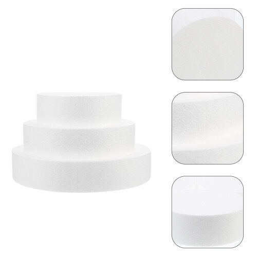 3Pcs Modelos De Bolo De Espuma Para Pintura E Padaria 2