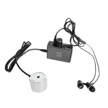 Wall Leak Detector with High Sensitivity Microphone for Water Oil Leaks, Metal Construction, Includes Headphones Probes