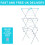 3 Tier Foldable Clothes Airer 14m Drying Rack 6