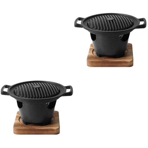 2Ensembles Barbecue Aluminium Sécurisé Cuisine Maison Coloré 2