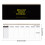 (Black) Weekly Planner Notebook for Business & Study 3