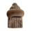 (Coffee) Winter Plush Hat with Neck Warmer - Warm Gift 2
