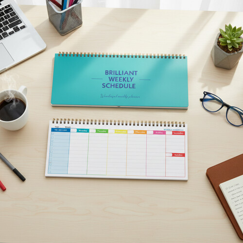 (Clear) Weekly Planner Notebook for Business & Study 1