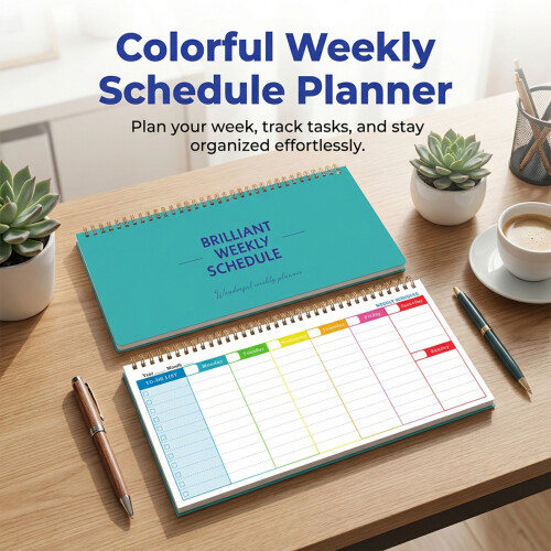 (Clear) Weekly Planner Notebook for Business & Study 2