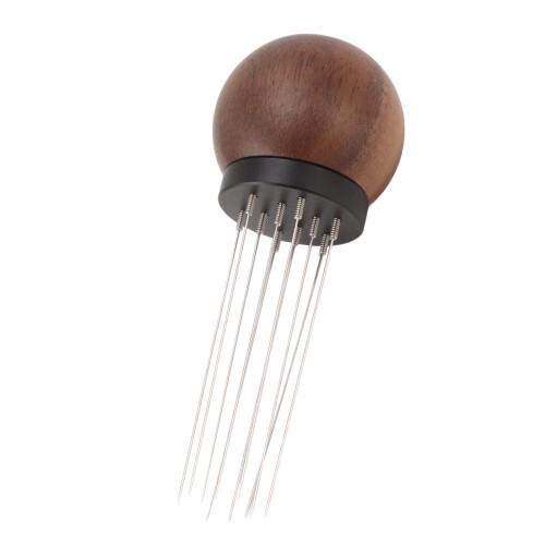Stainless Steel Coffee Stirrer Tool with Walnut Handle, 107g 1