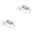 2Pcs Home Kitchen Sharpening Tool White Anti-Slip Handle for Cutters 4