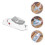 2Pcs Home Kitchen Sharpening Tool White Anti-Slip Handle for Cutters 11