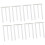 8Ensembles Tiges Supports Blancs Pour Gâteaux Multicouches Stables 3