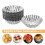 25Pcs Aluminiumlegering Äggostegformar Mini Tårtplåtar För Bakning 8
