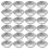 25Pcs Aluminiumlegering Äggostegformar Mini Tårtplåtar För Bakning 9