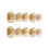 (3245 Short Round, S) 3D Cat Eye False Nails, 10pcs Short Round 5