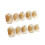 (3245 Short Round, S) 3D Cat Eye False Nails, 10pcs Short Round 8