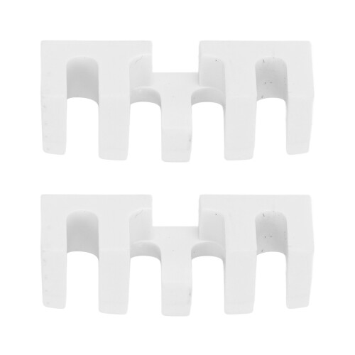 2PCS Badminton Racquet Load Spreader Plastic Protector for Manual Stringing Machines 1