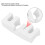 2PCS Badminton Racquet Load Spreader Plastic Protector for Manual Stringing Machines 4