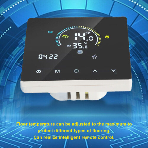 Smart Thermostat Water Electric Touch Screen 90-240V Programmable 2