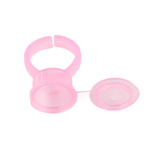 100pcs Pink Disposable Tattoo Ink Ring Cups, 13mm Diameter