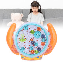 Puzzle 3D Labyrinthe pour enfants, casse-tête en plastique orange, jouet pour la motricité fine