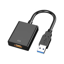 USB 3.0 to HDMI Adapter Compatible with Windows for Multi Monitor Setup, 1080P Full HD, Extended Display Mode for Laptop