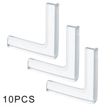 Proteggi Angoli in PVC Morbido, Confezione da 10, 8 Colori, 60x60x4mm per Mobili Tavoli