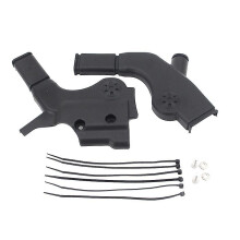 Motorfiets framebescherming compatibel met Kawasaki KLX125 KLX150, zwarte ABS carrosseriebeschermingsset, set van 21