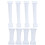 8Pcs White Roman Column Dessert Cake Pillars Plastic Tiered Stand 6