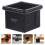 Durable Black Aluminum Mini Toast Pan Nonstick Kitchen Bread Mold 6