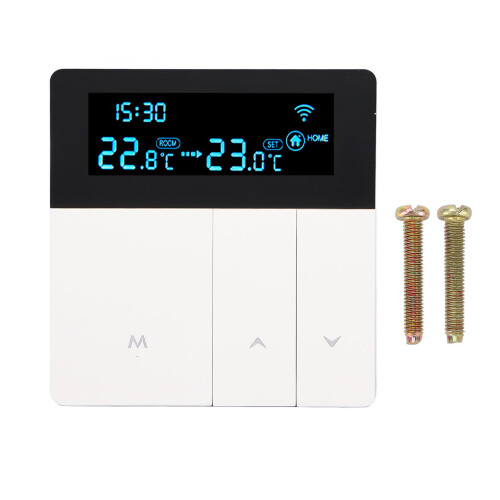 3A Smart Thermostat 41x86x86mm White 4500W 1