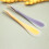 4 Pcs Silicone Double Head Cake Cookie Spatula Translucent Baking Tool 7