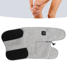 Fascia Calf Riscaldata di Grandi Dimensioni 53x25cm con Cintura USB Portatile per Crampi Reumatismi