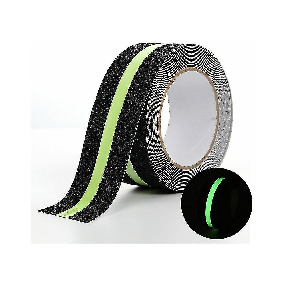 Glow In The Dark Anti Slip Tape 5M X 5Cm, Luminous Stair Tread For Step Safety, Non-Slip Adhesive Grip Tape 6901508268906