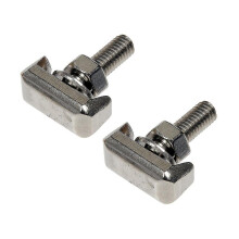 T-bout accuklemspannerset compatibel met 19116852, roestvrij staal (2 stuks), vervangende bout- en moerset