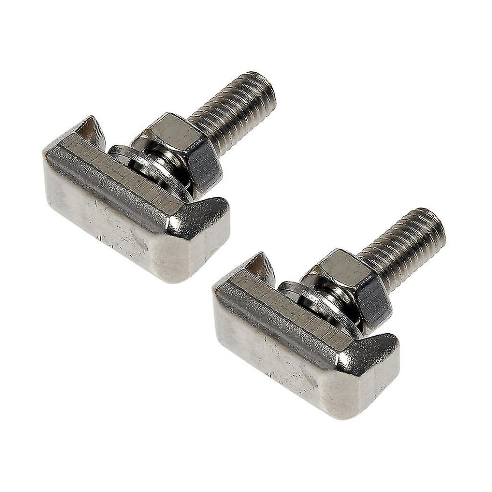 Battery Terminal T-Bolt Tensioner Set Compatible With 19116852, Stainless Steel 2-Piece Set, Replacement Bolt Nut Kit 6901508282223