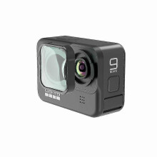 Obiektyw makro 15x kompatybilny z kamerą GoPro Hero 9 Black, konstrukcja ze szkła optycznego do zdjęć z bliska