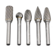 Carbide Rotary File Set 12mm 5-Piece for Metalworking Engraving Welding Cylinder Flaring Polishing