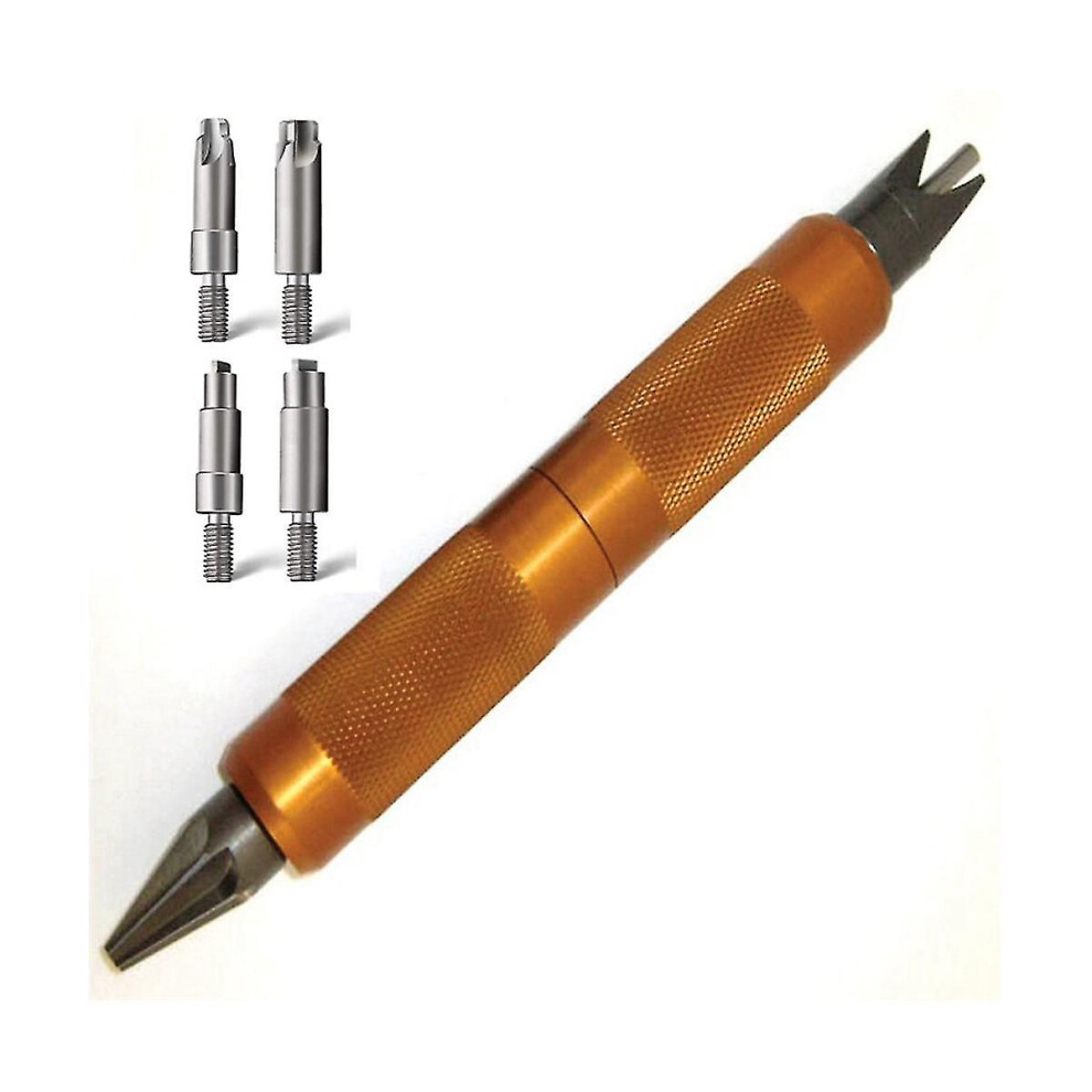 Cartridge Case Deburring Tool, Orange Metal Reloading Tool Kit For Case Trimming And Chamfering 6901508276277