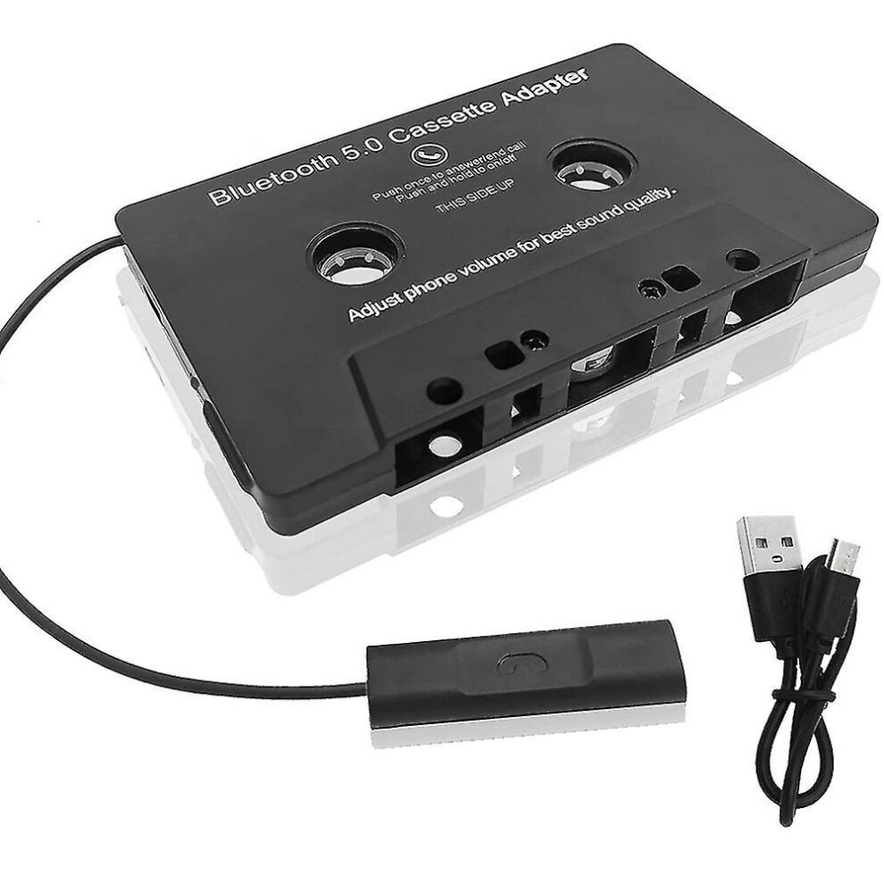 Cassette Bluetooth Adapter Compatible With Car Cassette Players, Bluetooth 5.0, Black 6901508285651