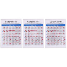 3Pcs Multi Note Decals Guitar Chord Practice Durable for Learner Use