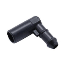 Washer System Hose Connector Compatible with Opel H CORSA D ZAFIRA B Series Vehicles, Black ABS Fitting for Windscreen Headlight Washer