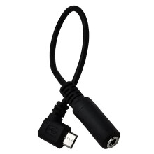 Micro-USB-auf-3,5-mm-Audiokabel, kompatibel mit Android-Handys, 15 cm langer Winkeladapter für Zuhause, Büro und Reisen.