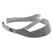 CPAP Full Face Mask Headband, Grey Nylon, Seamless Design, Durable Washable Replacement Strap compatible with Respronics / Dream Wear Gel