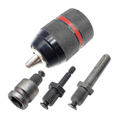 Drill Chuck Conversion Kit 1/2 Inch 1.5-13mm Keyless with SDS Plus Adapter for Power Tools