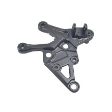 Voetsteun voor motorfiets, compatibel met Kawasaki Z900 2017-2023, rechterkant, gemaakt van zwarte aluminiumlegering.