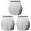 3Pcs Kitchen Gadgets Stainless Steel Pizza Transfer Spatula Silver 4