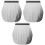 3Pcs Kitchen Gadgets Stainless Steel Pizza Transfer Spatula Silver 5