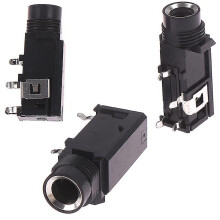 6.35mm Stereo Jack Adapter Female to Female 4-Pin Nickel Plated 3-Pack compatible with Studio Equipment