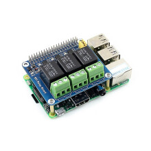 Placa de Expansão de Rele de 3 Canais com Isolação Optoacoplada, Compatível com Raspberry Pi 4B 3B 3B+ Nano, Controle AC 250V 5A DC 30V