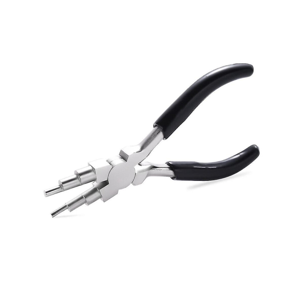 Jewellery Pliers With 6 Size Round Heads 3Mm To 9.5Mm, Carbon Steel Round Nose Pliers For Craft Wire Bending 6901508278554